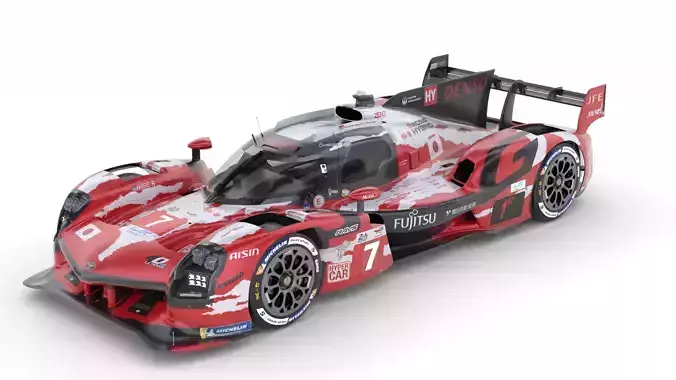Toyota GR010 Hybrid 2025 WEC 3D model