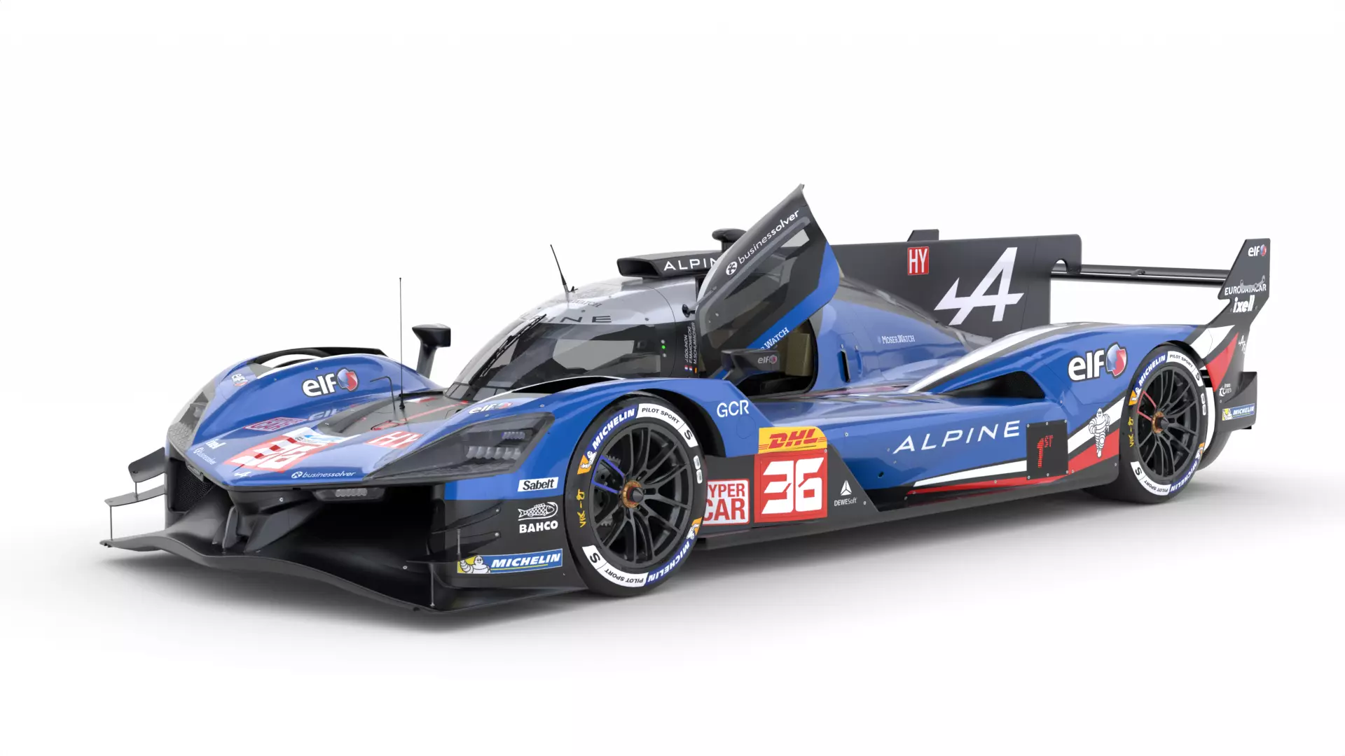 Alpine A424 LMDh 2025 WEC 3D model_9