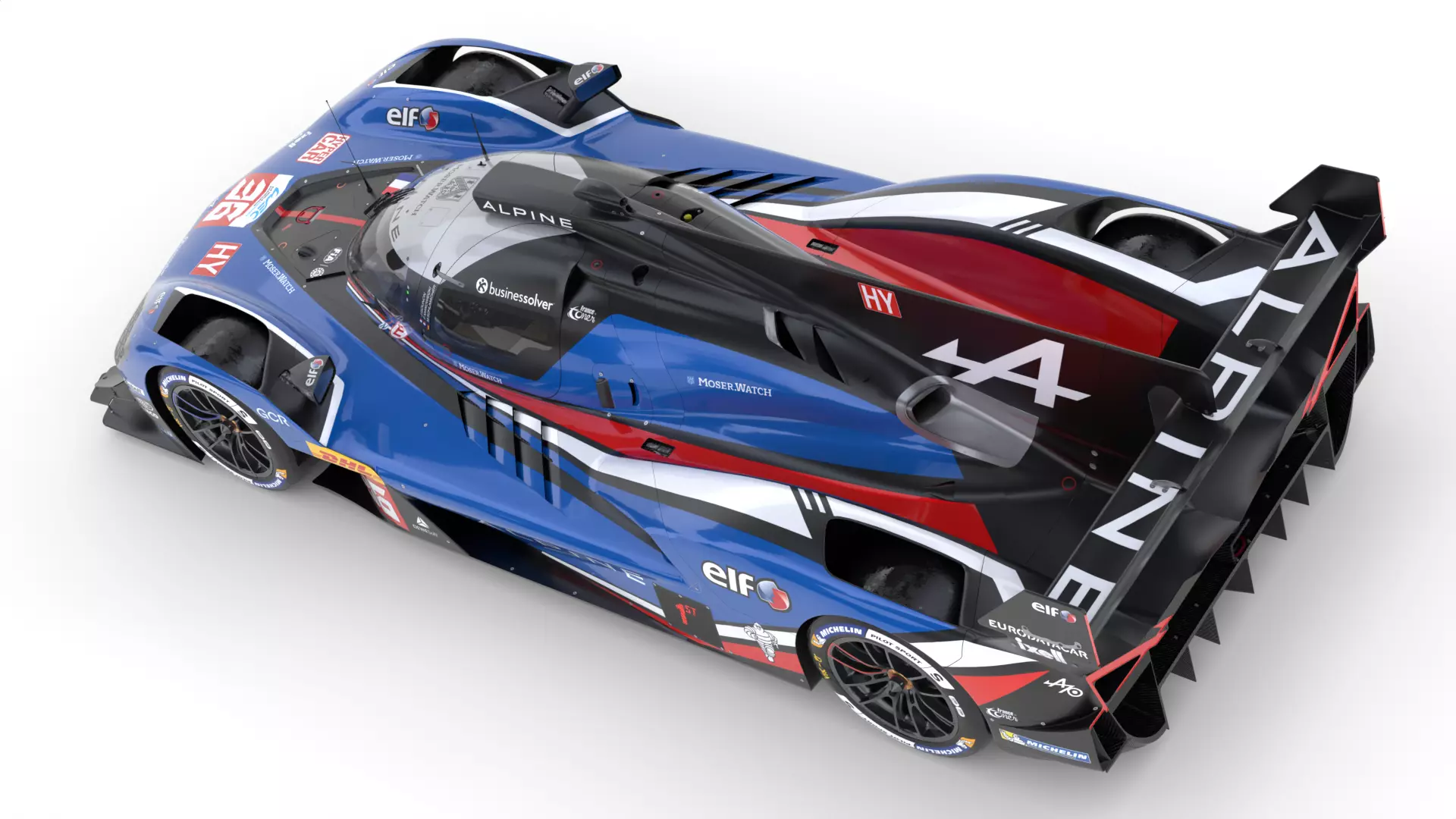 Alpine A424 LMDh 2025 WEC 3D model_14