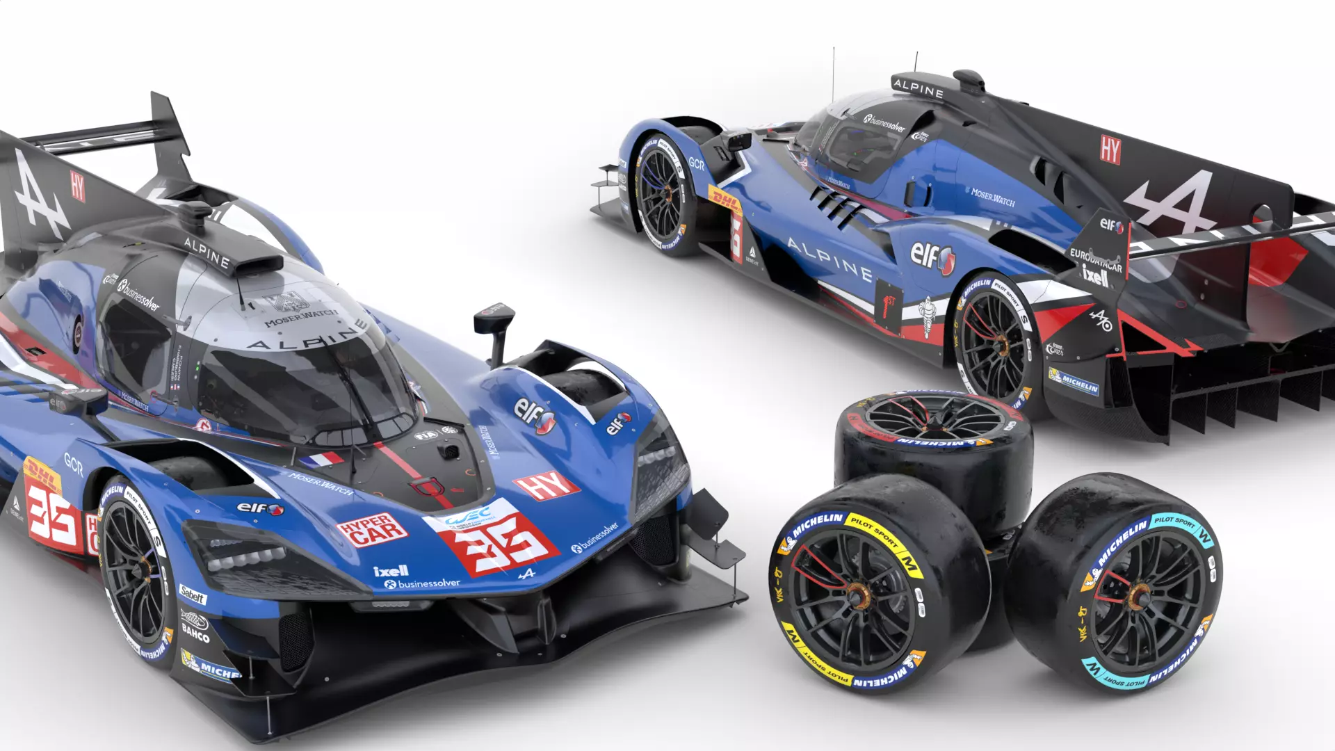 Alpine A424 LMDh 2025 WEC 3D model_6