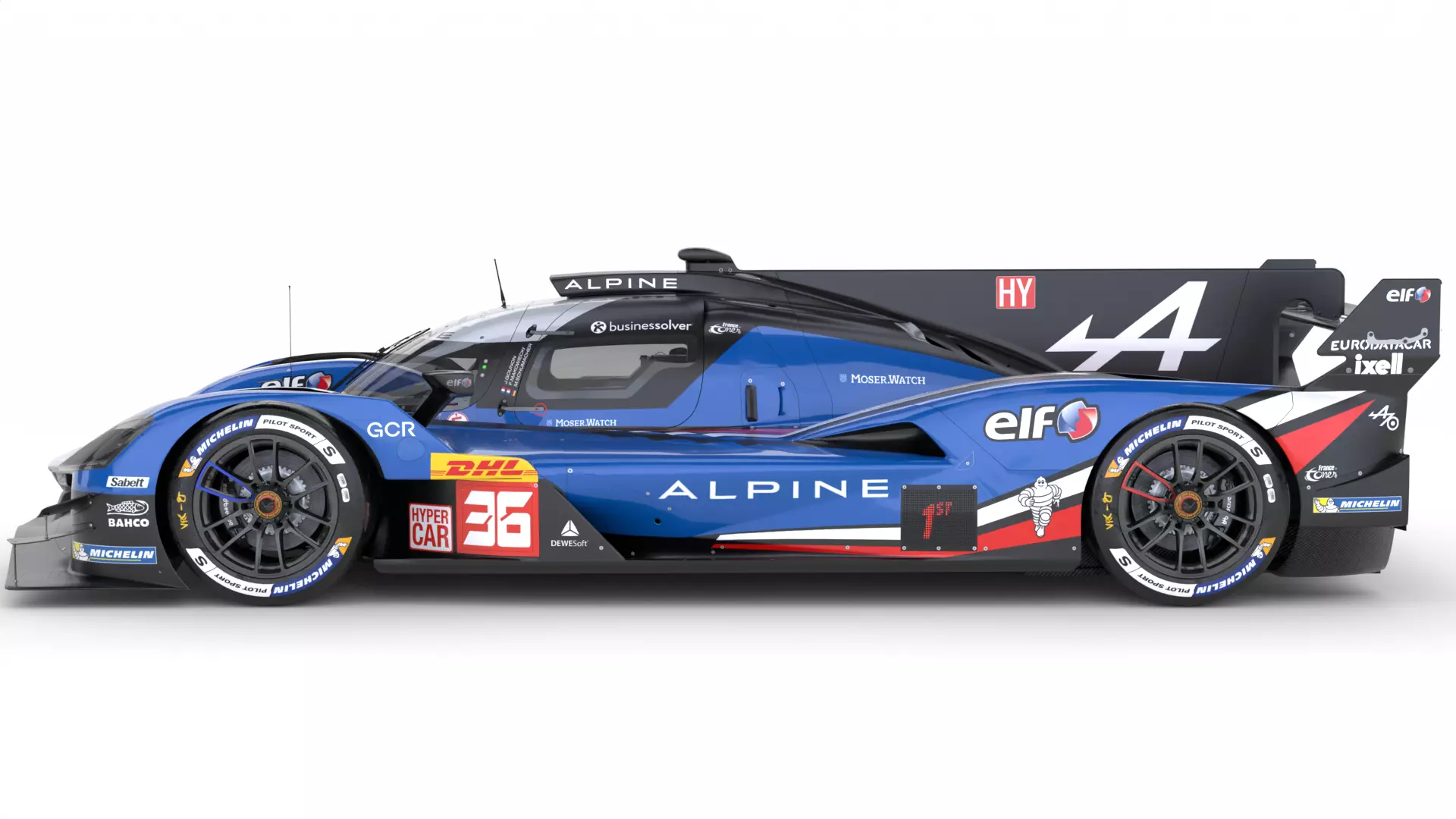 Alpine A424 LMDh 2025 WEC 3D model_3