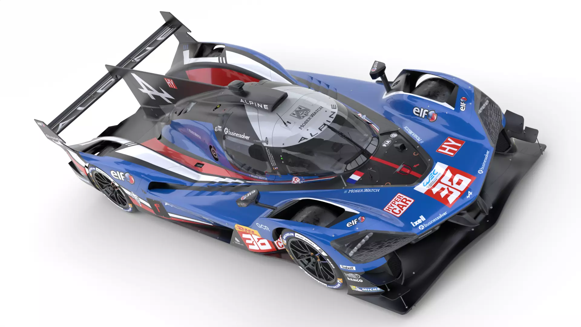 Alpine A424 LMDh 2025 WEC 3D model_12