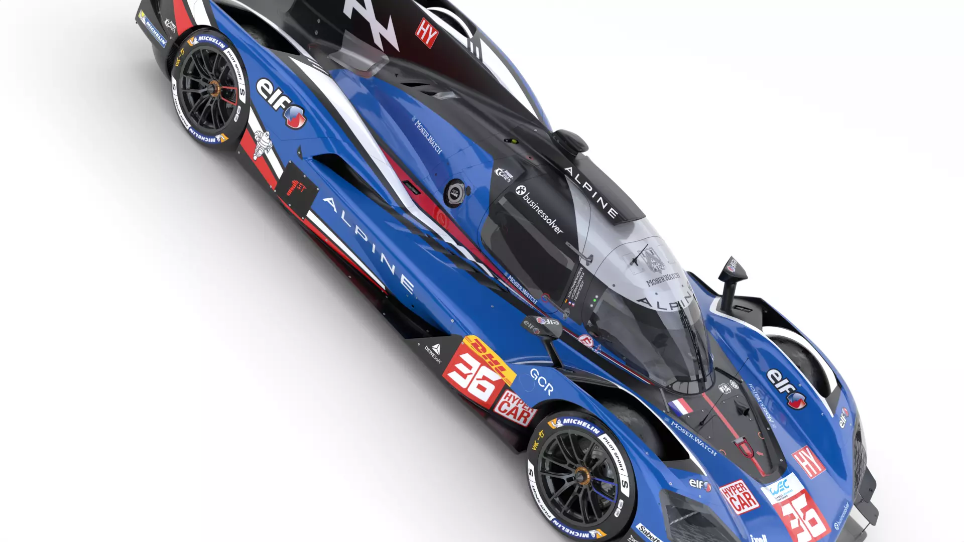 Alpine A424 LMDh 2025 WEC 3D model_13