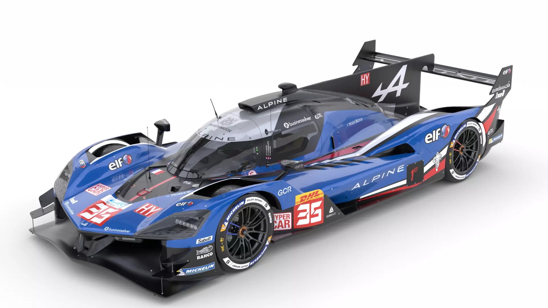 Alpine A424 LMDh 2025 WEC 3D model_1