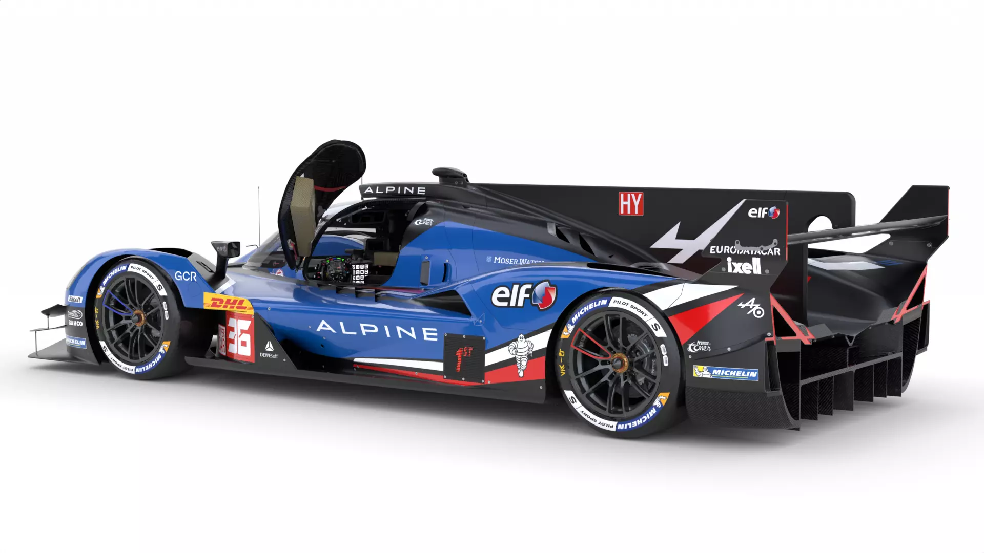 Alpine A424 LMDh 2025 WEC 3D model_10