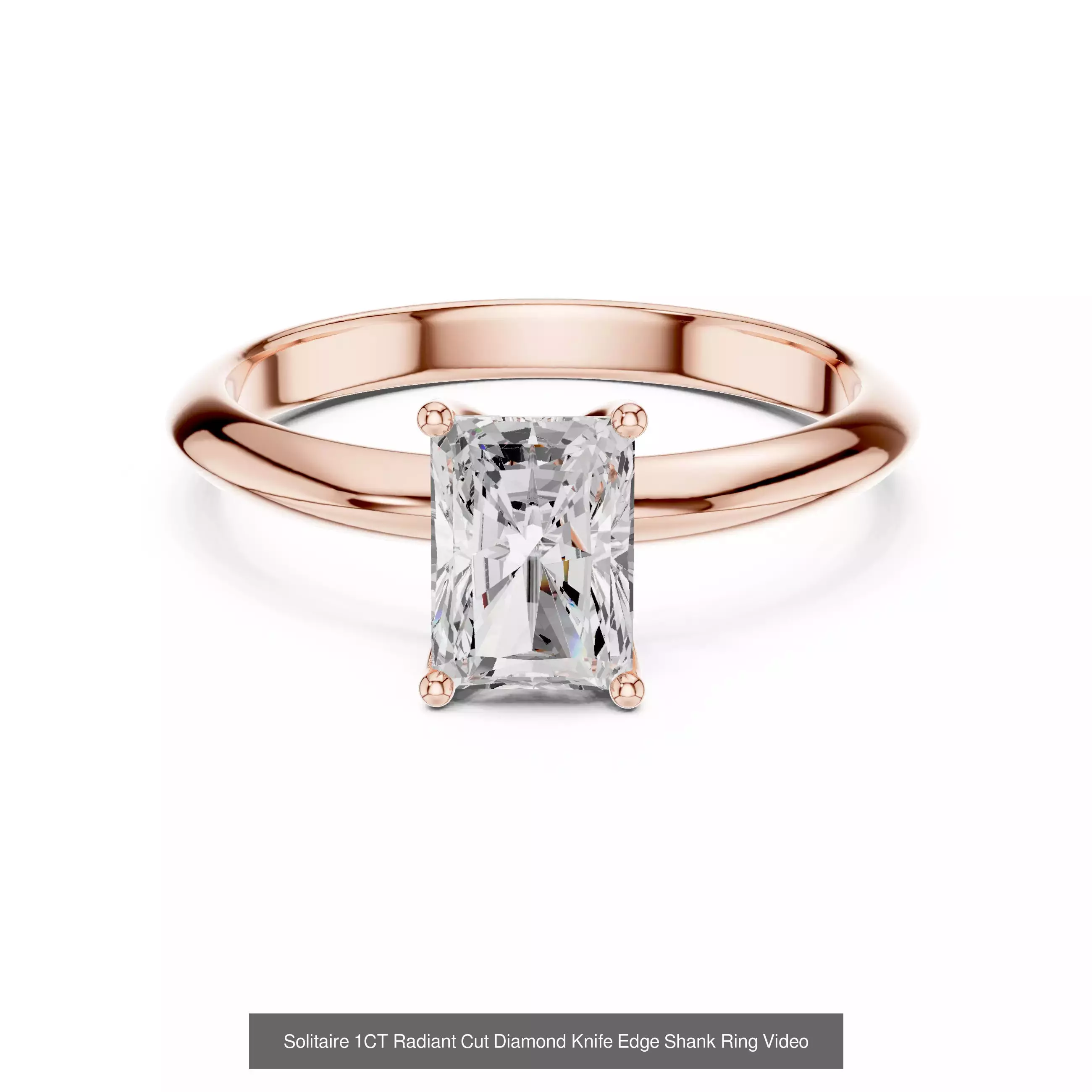 118 Radiant Diamond Rings 3DM STL OBJ FBX 3 Color Render Video 3D Model Collection_131