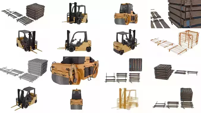 Construction Mega Pack 3D Model Collection