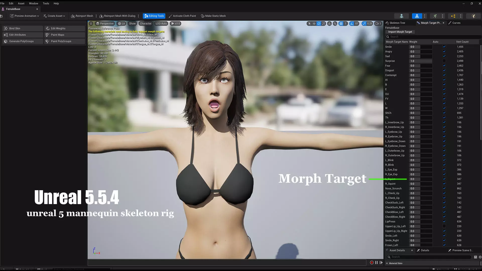 Male Female Base Character rig Low-poly 3D model_21