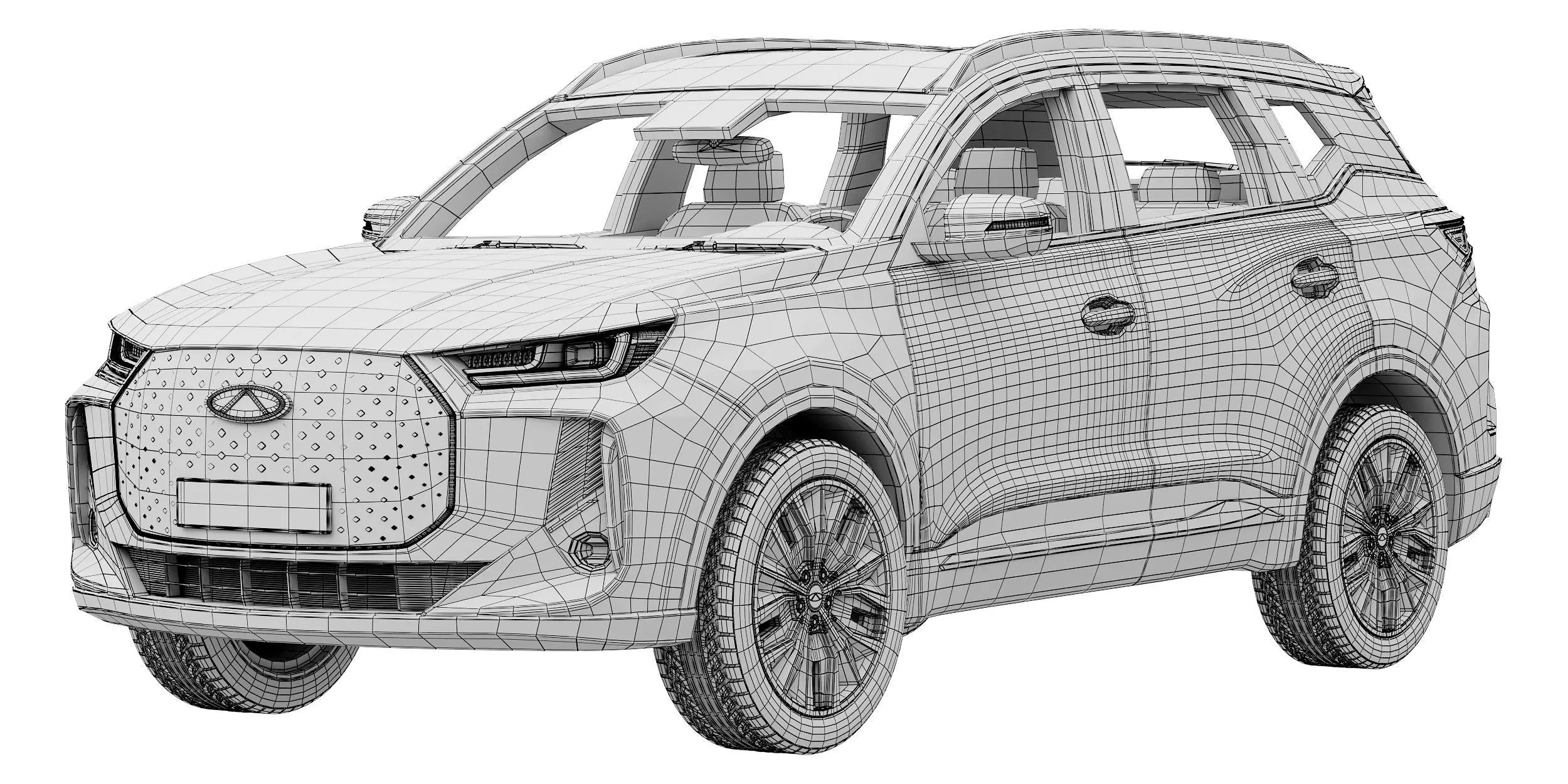 Chery Tiggo 7 hybrid 2025 3D model_13
