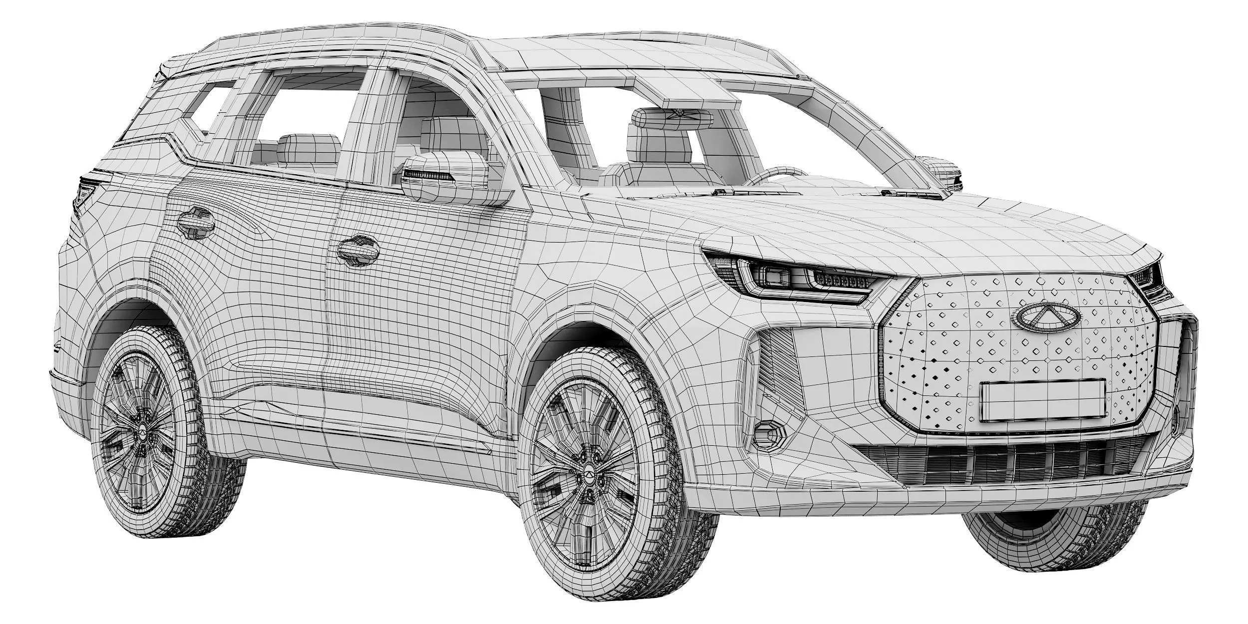 Chery Tiggo 7 hybrid 2025 3D model_14