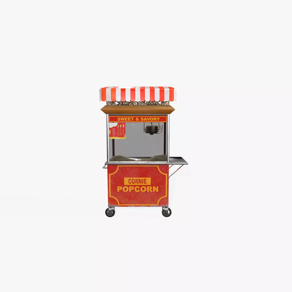 Main Truck 02 Low-poly 3D model