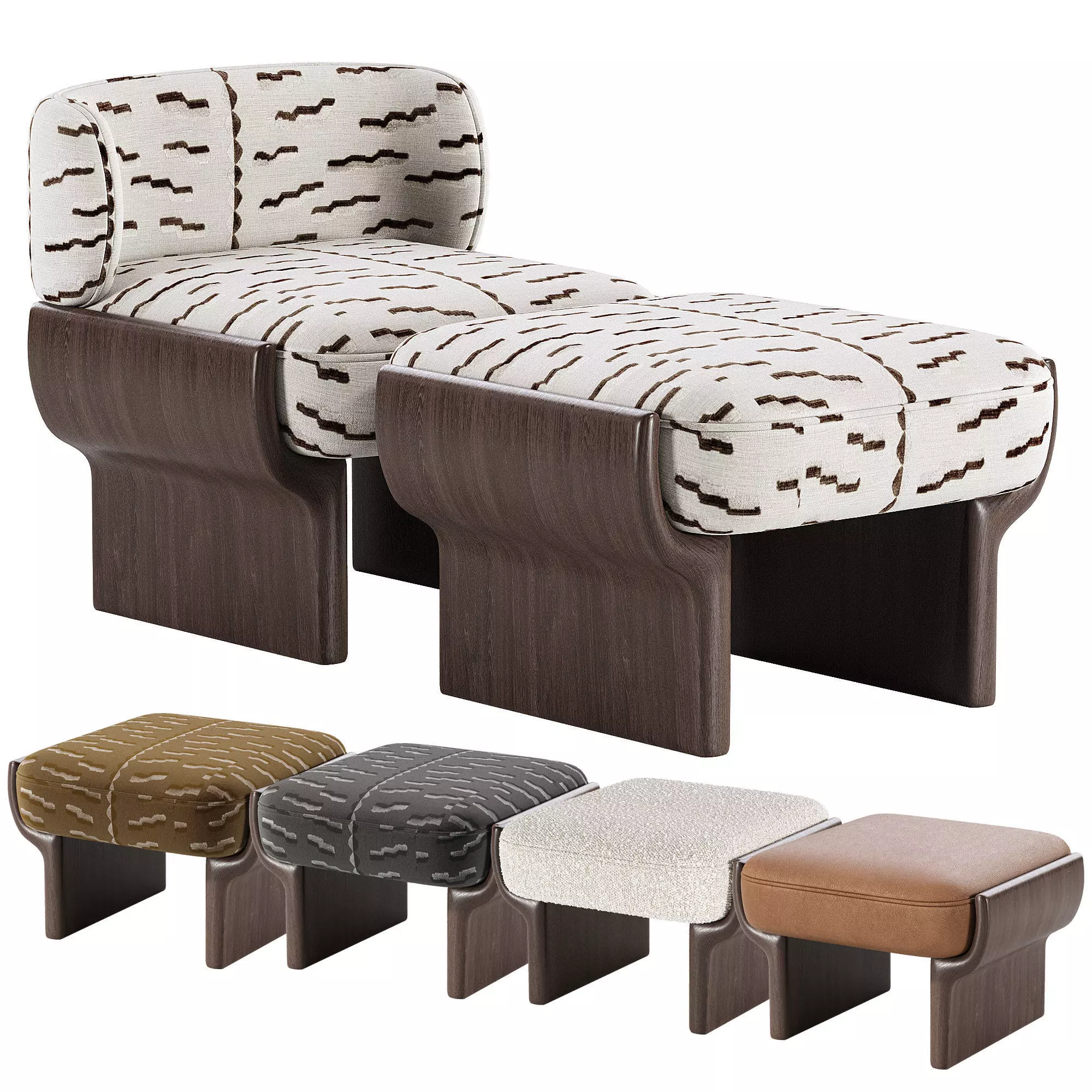 Lucky Armchair 3D model_0