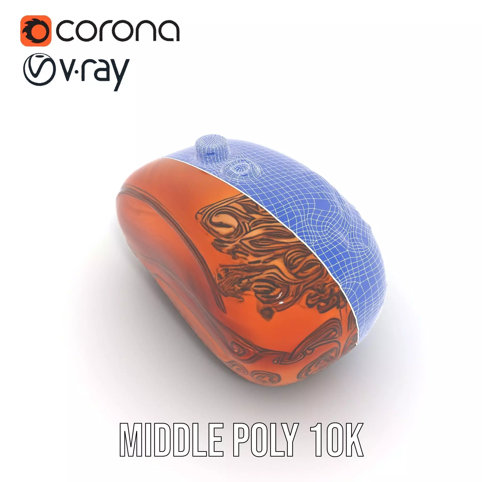 Carved Wooden Capsule model pack Low-poly 3D model_21