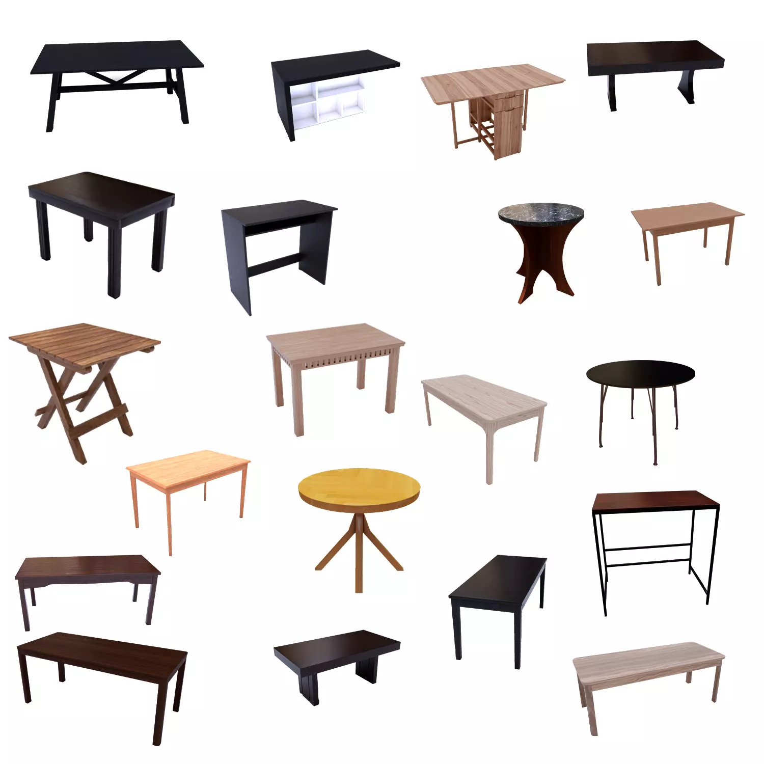 20 Dining Table Big Pack - Collection Vol 1 _0