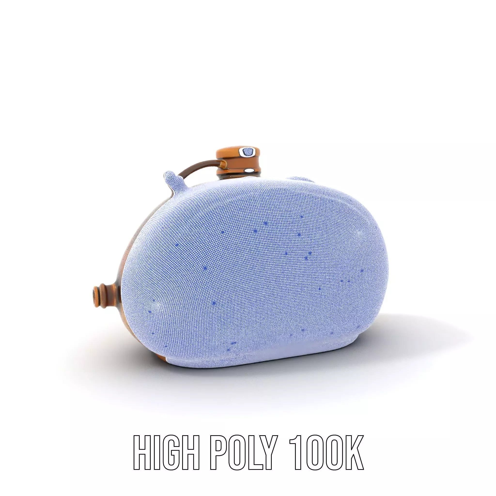 Antique Brass Canister model pack Low-poly 3D model_4