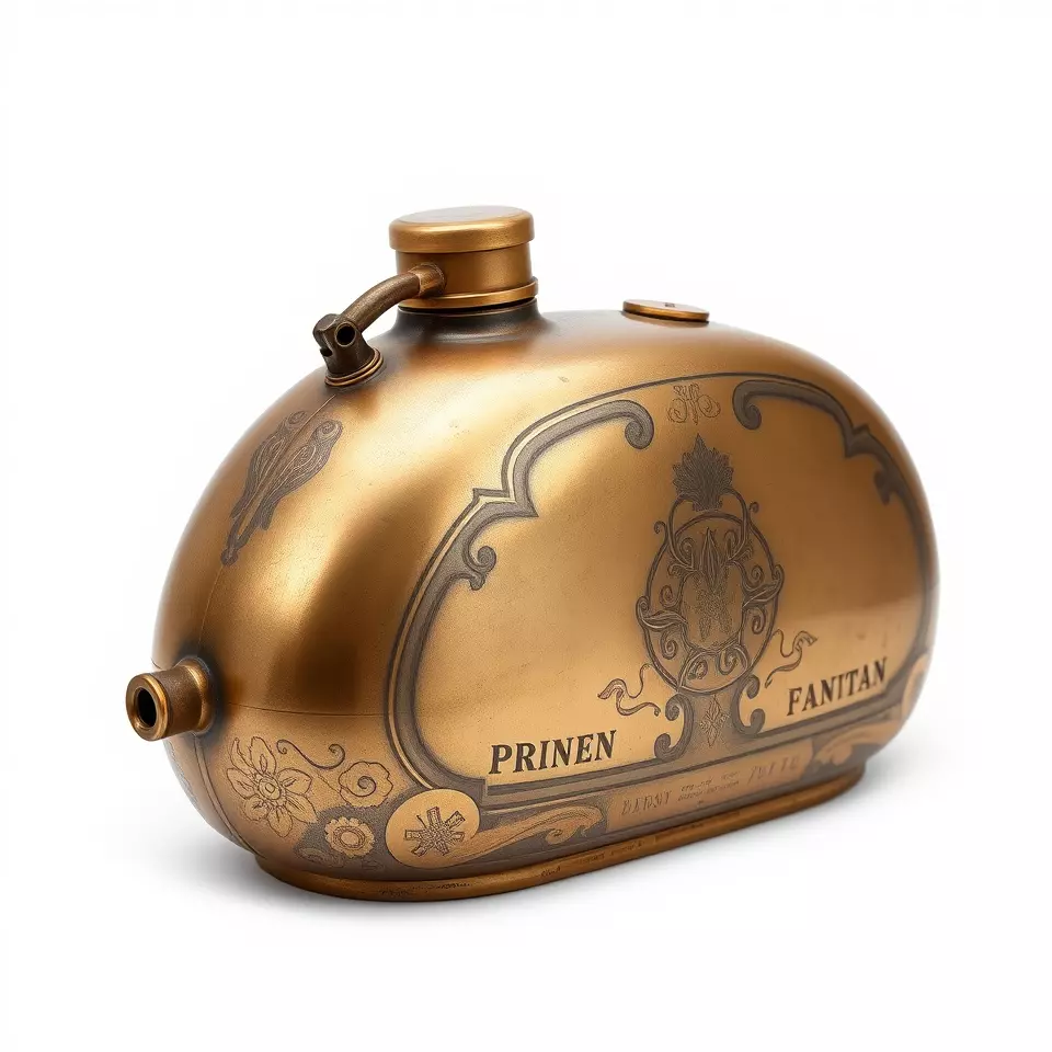 Antique Brass Canister model pack Low-poly 3D model_2