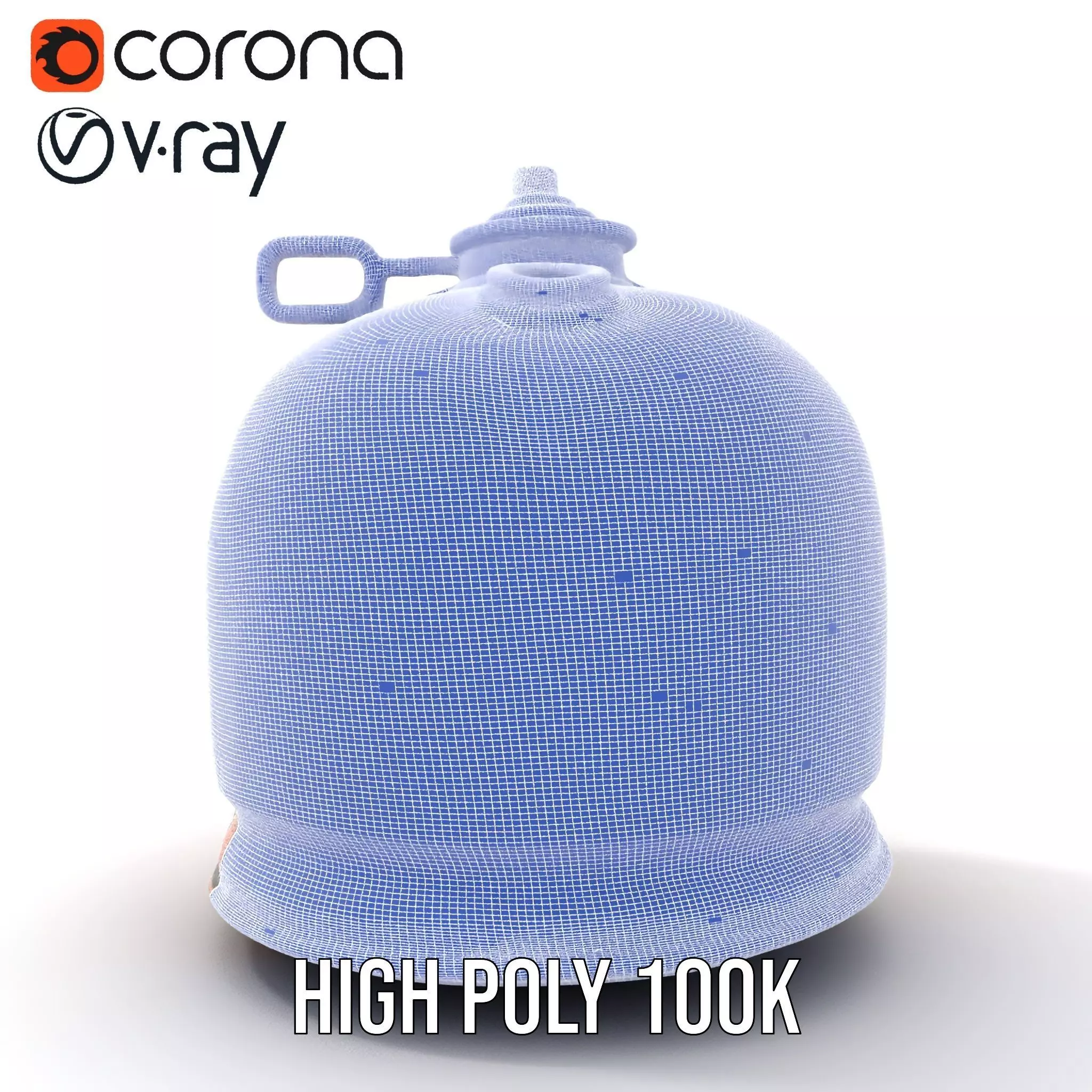 Antique Copper Jug model pack Low-poly 3D model_32