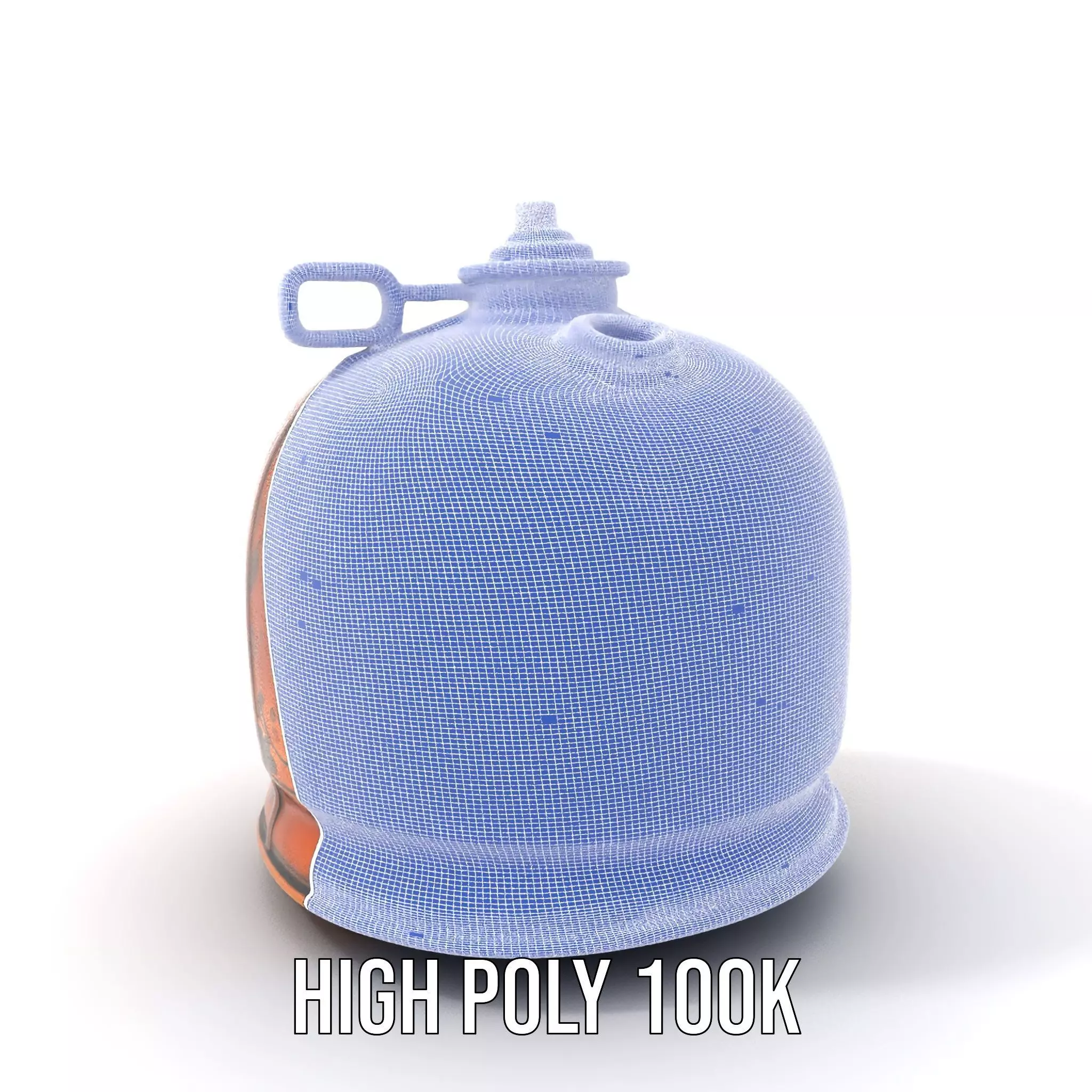 Antique Copper Jug model pack Low-poly 3D model_4