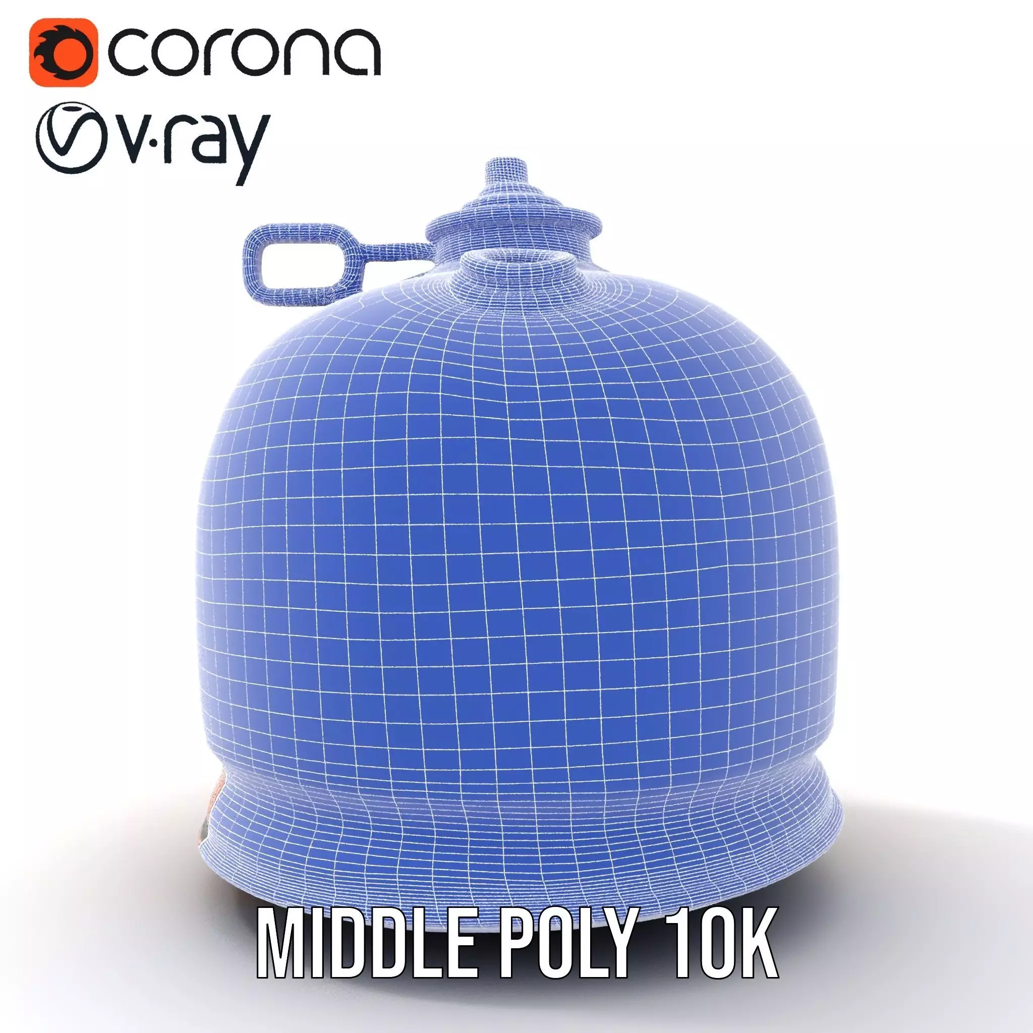 Antique Copper Jug model pack Low-poly 3D model_26