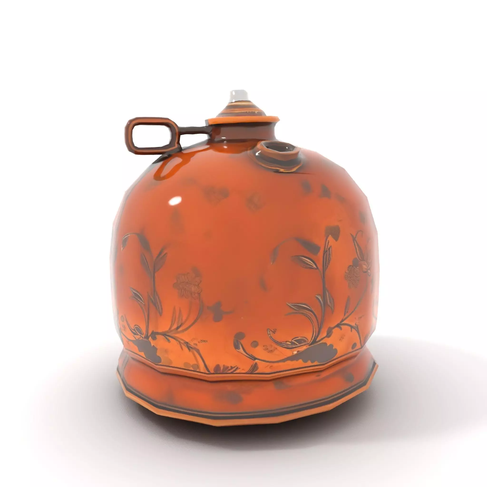 Antique Copper Jug model pack Low-poly 3D model_7