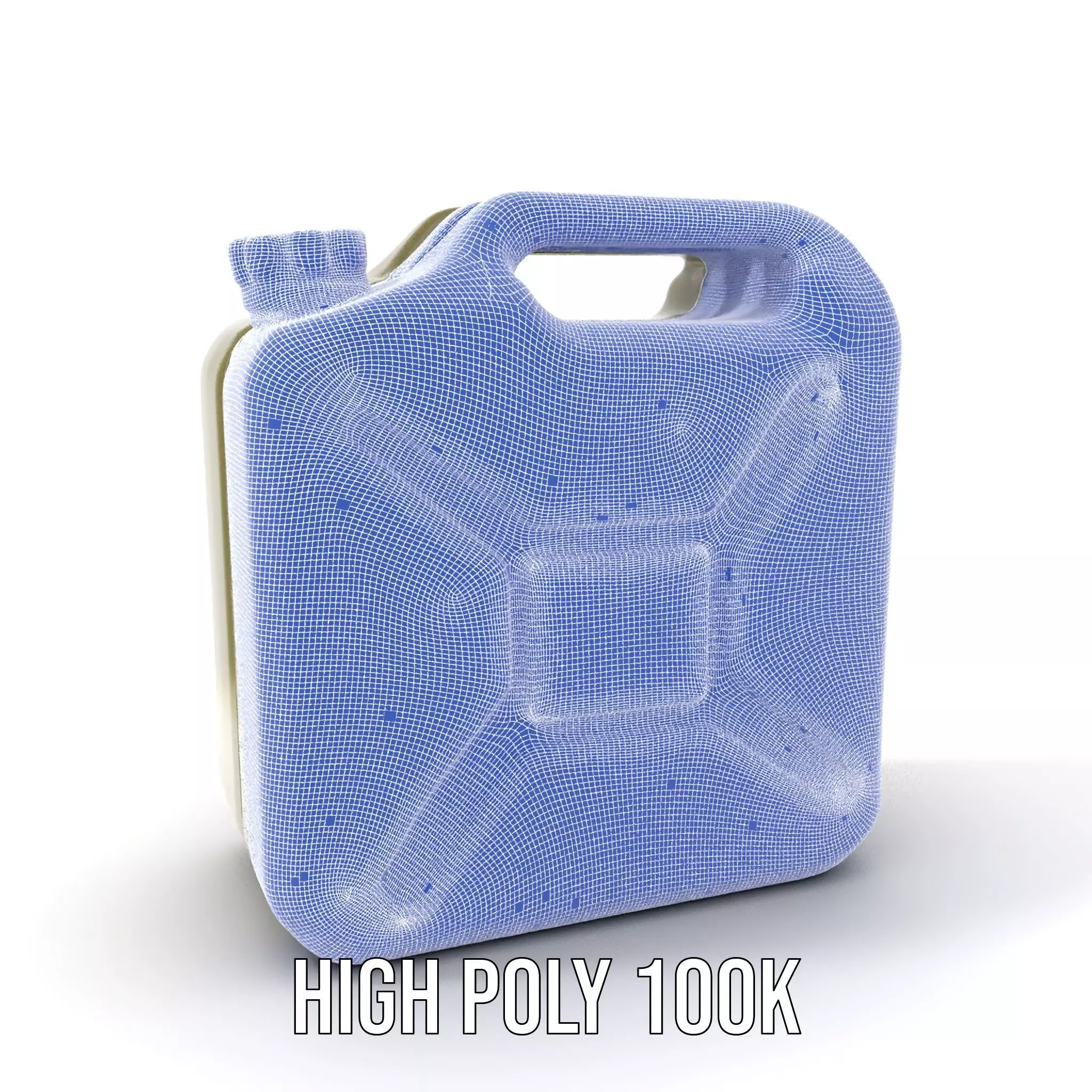Olive Jerry Can model pack Low-poly 3D model_4