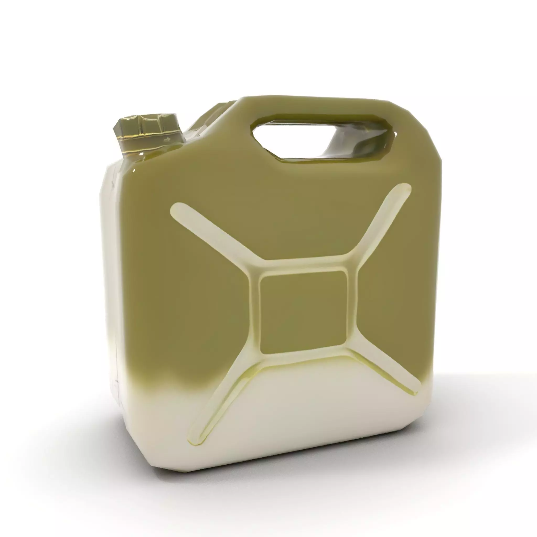 Olive Jerry Can model pack Low-poly 3D model_13