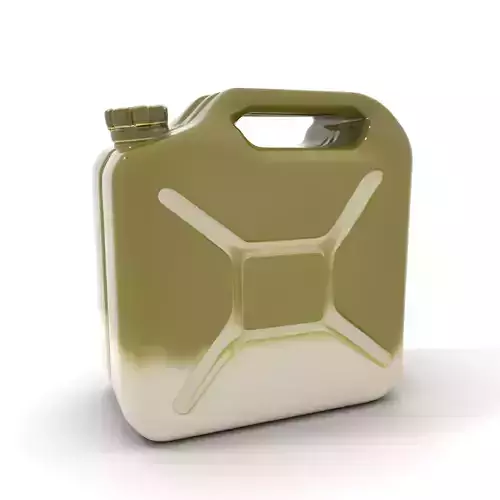 Olive Jerry Can model pack Low-poly 3D model