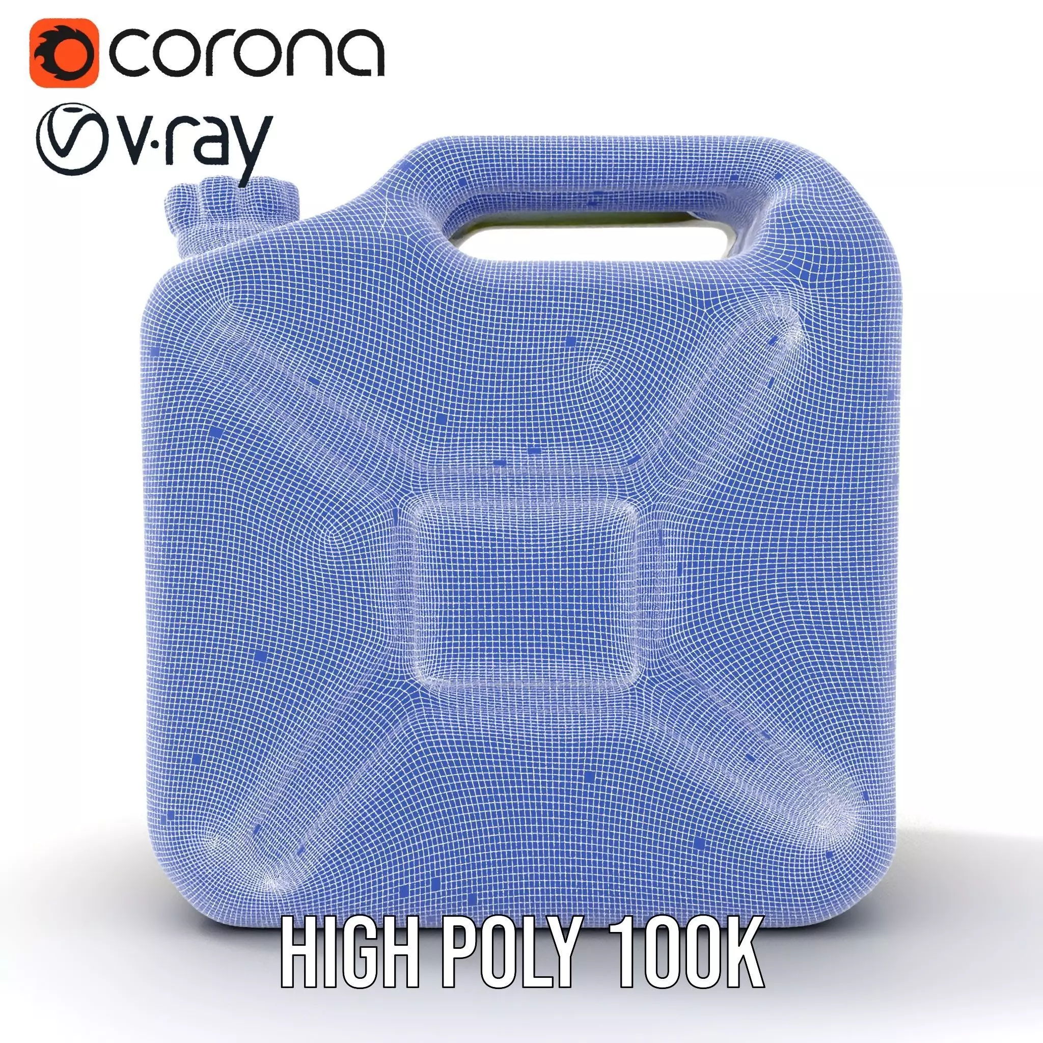 Olive Jerry Can model pack Low-poly 3D model_33