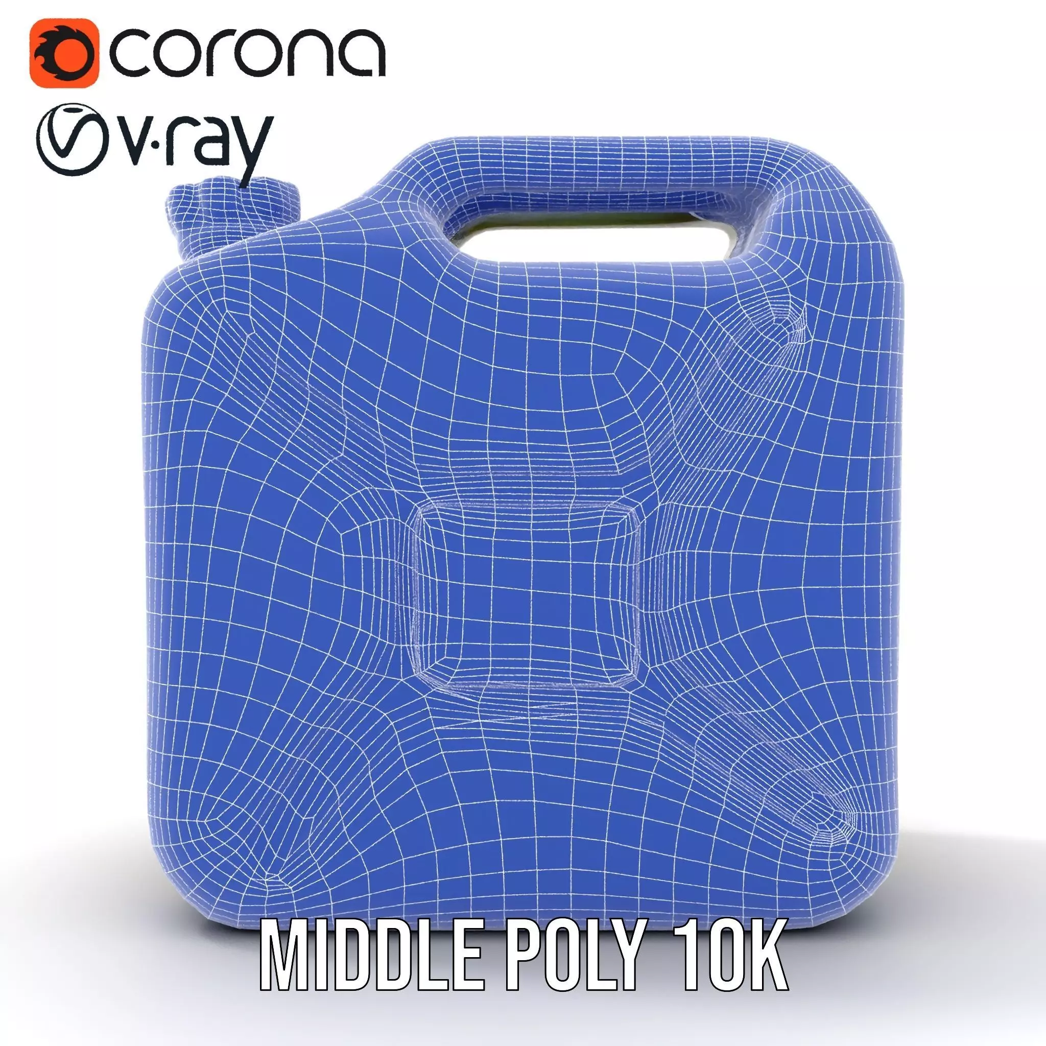 Olive Jerry Can model pack Low-poly 3D model_27