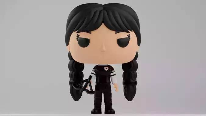 wednesday season 2 funko pop 3D print model