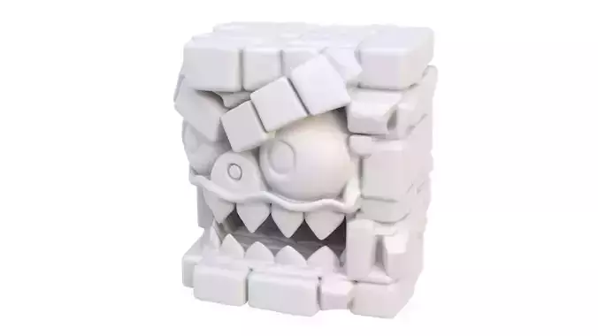 Halloween cube 3D model