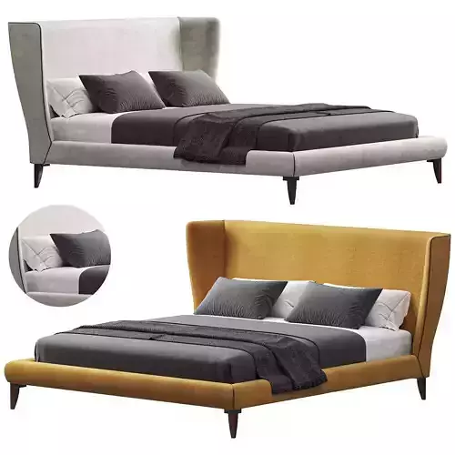 Gentlemen Bed by Poliform