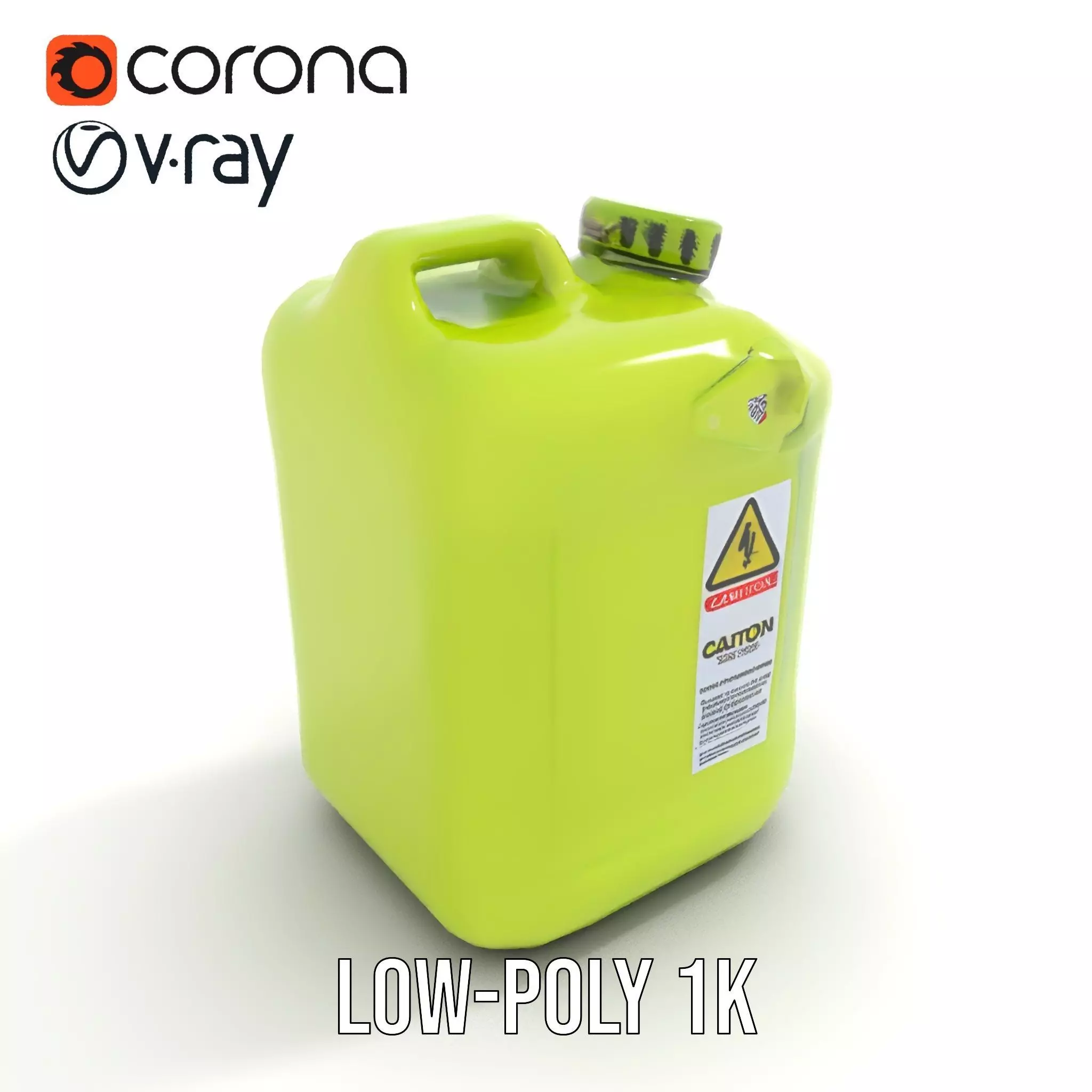 Vibrant Green Container model pack Low-poly 3D model_17