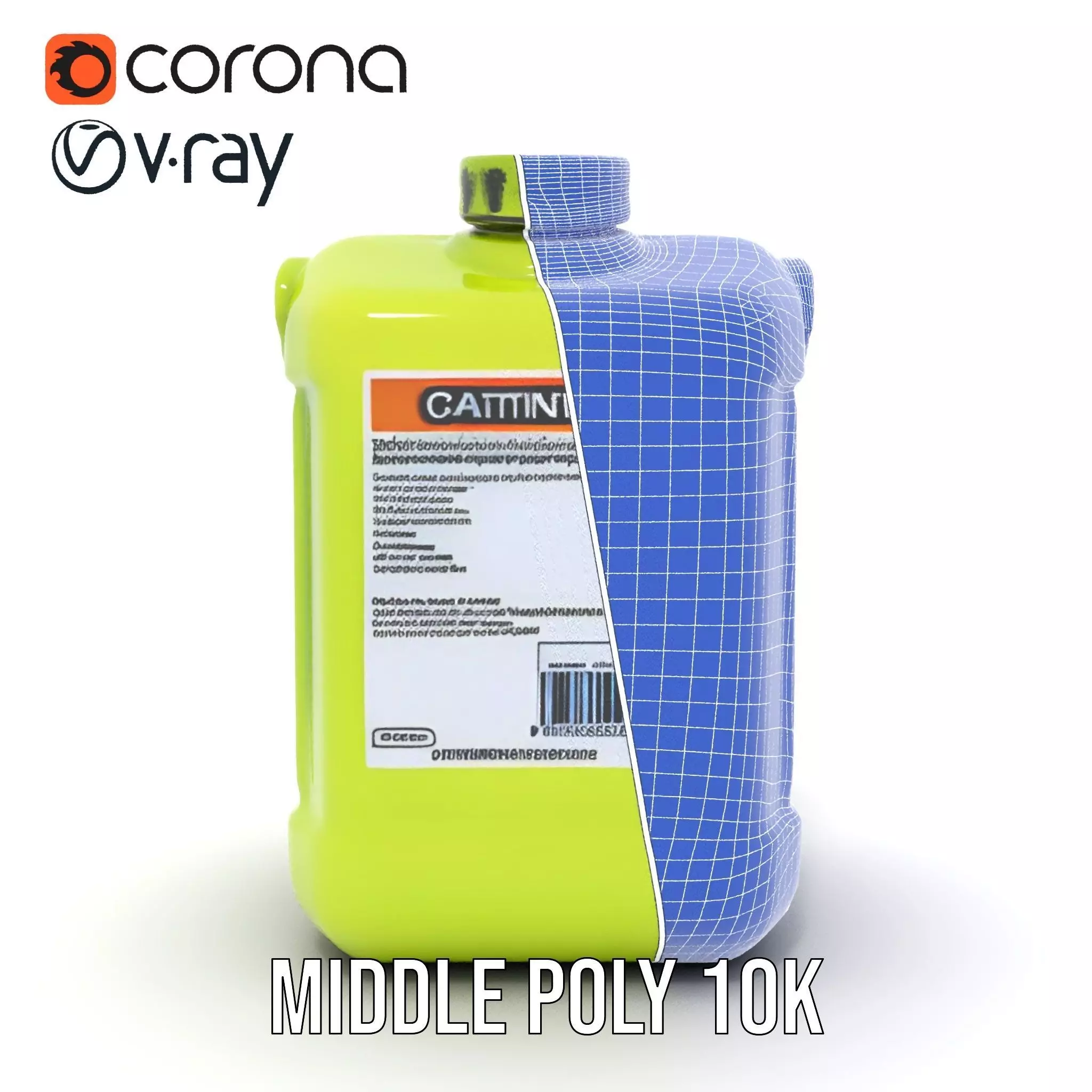 Vibrant Green Container model pack Low-poly 3D model_18