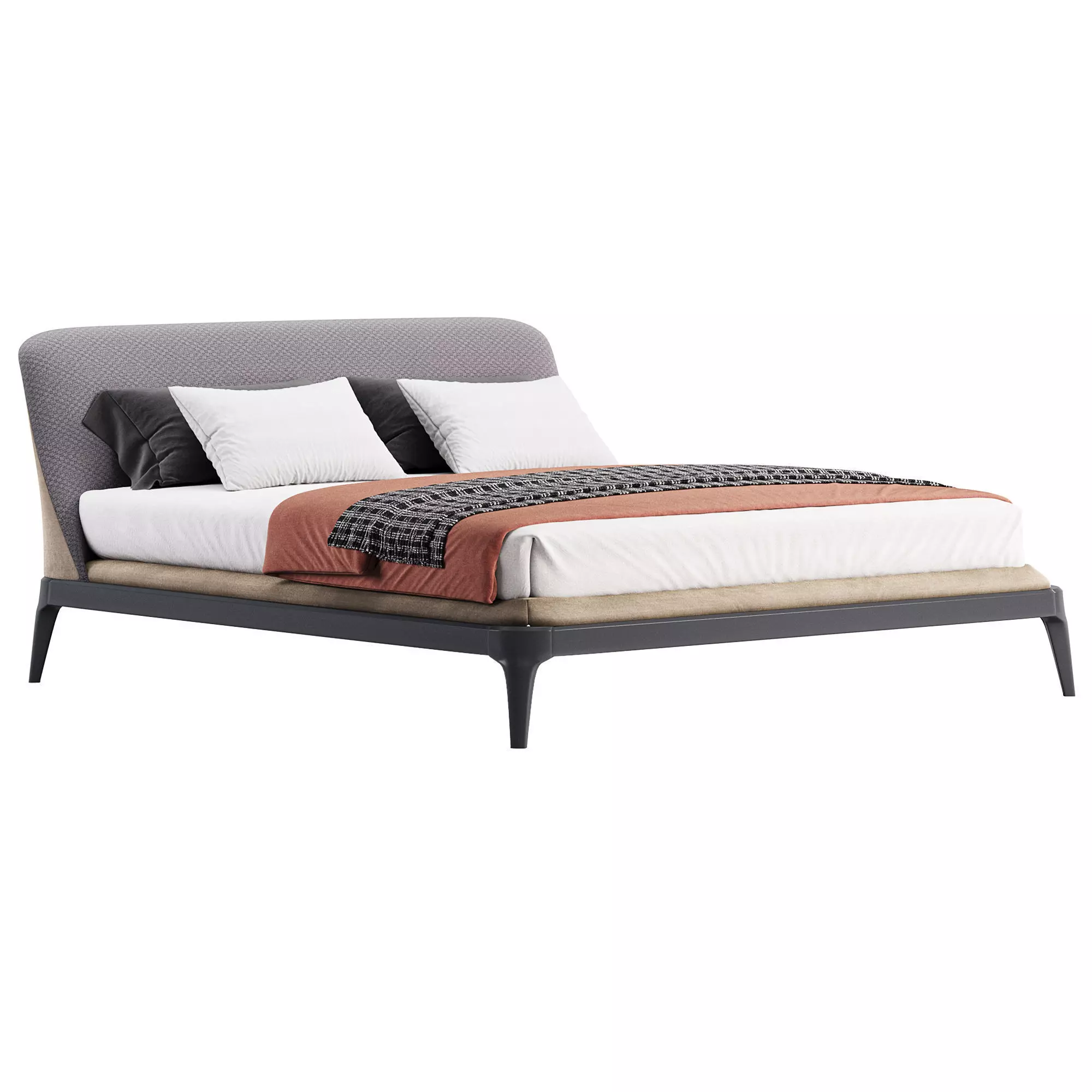 Kelly Bed by Poliform 3D model_3