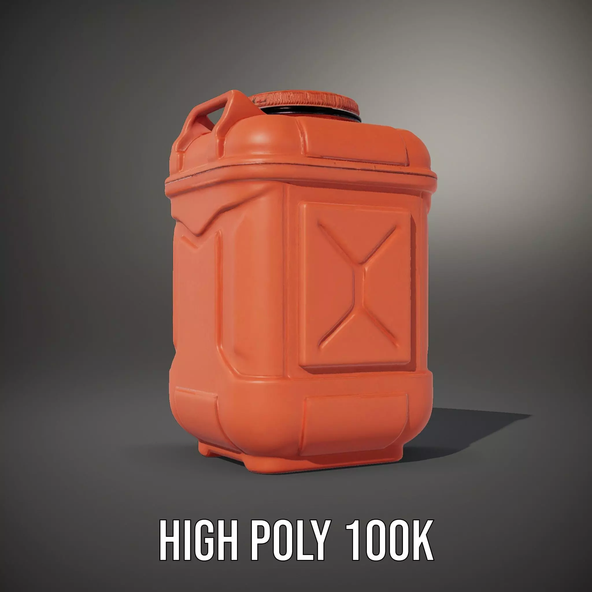 Coral Fuel Canister model pack Low-poly 3D model_8