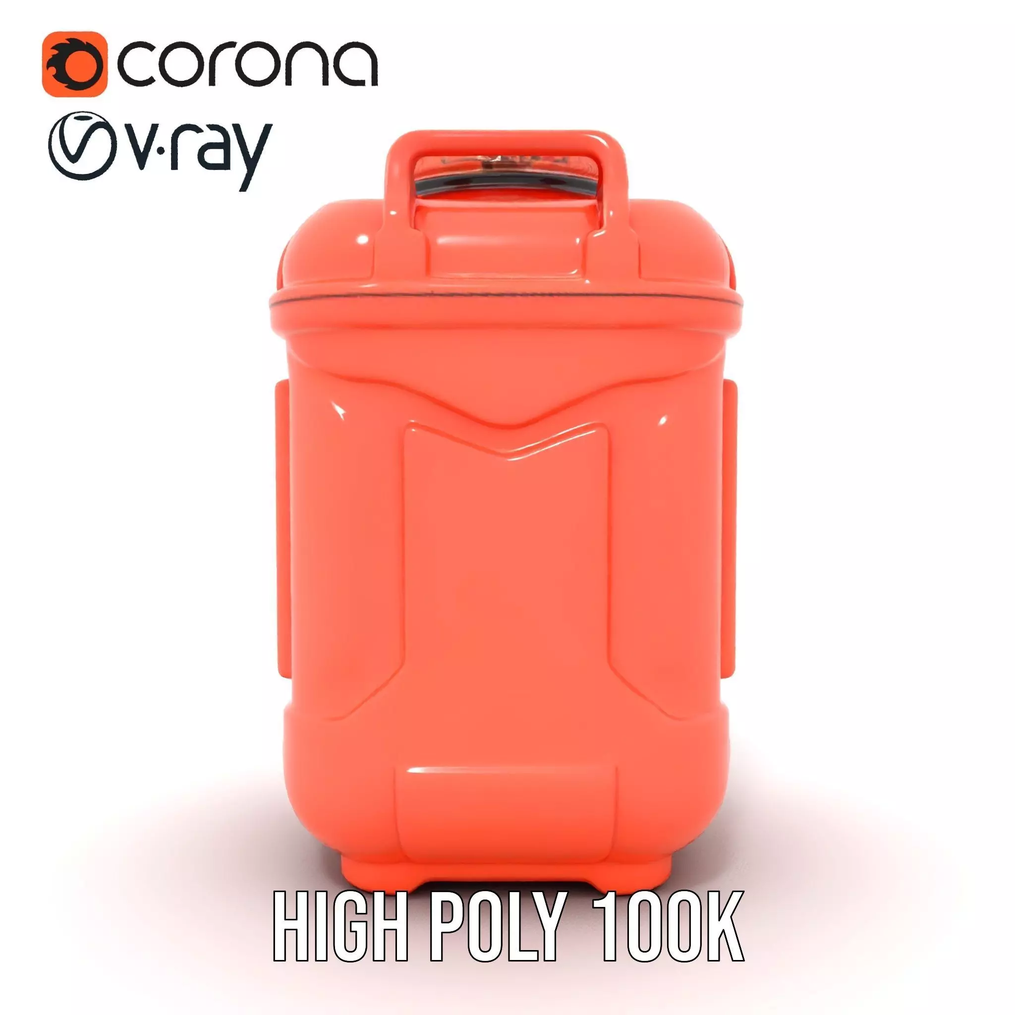 Coral Fuel Canister model pack Low-poly 3D model_32