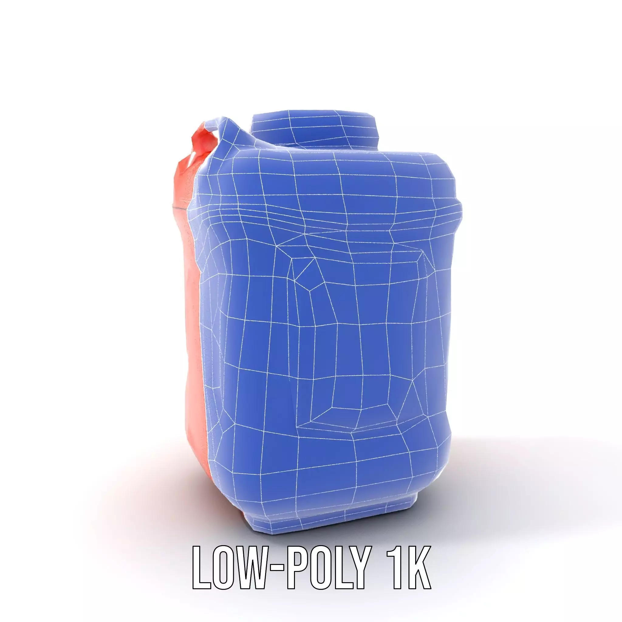 Coral Fuel Canister model pack Low-poly 3D model_15