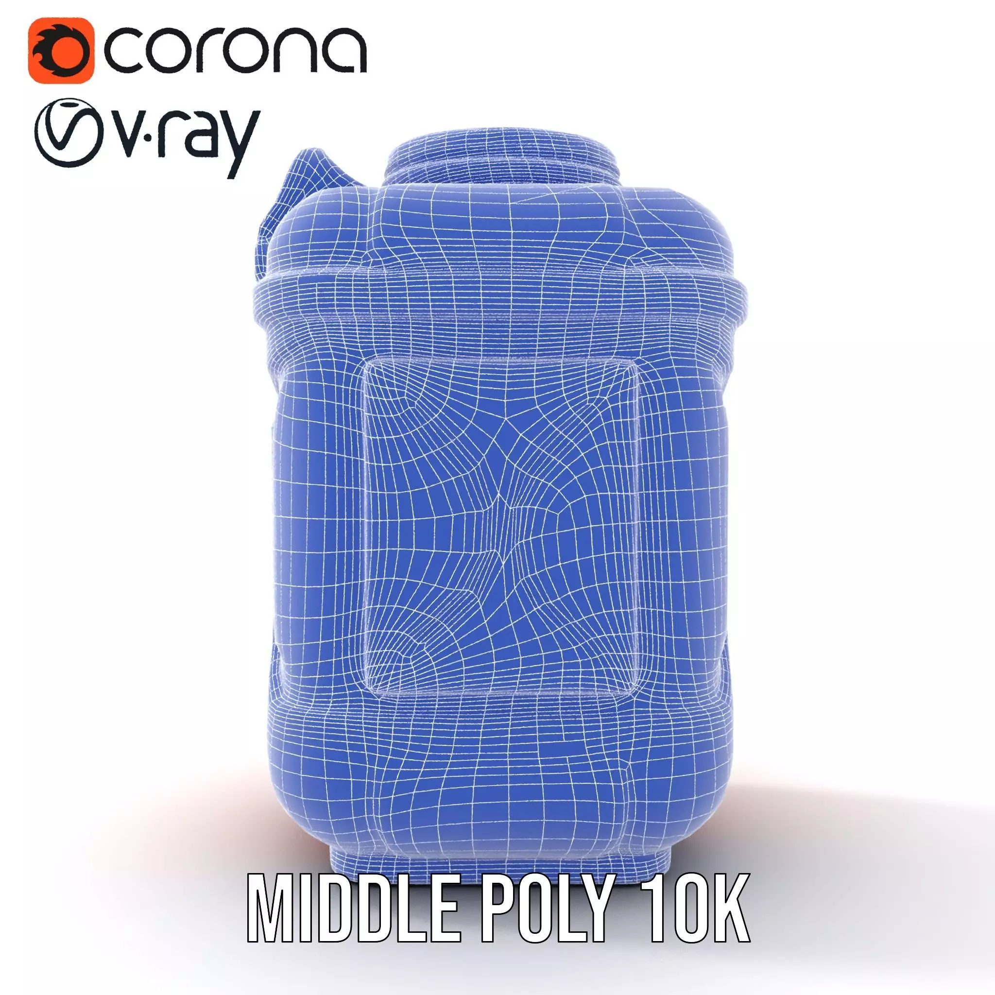 Coral Fuel Canister model pack Low-poly 3D model_27
