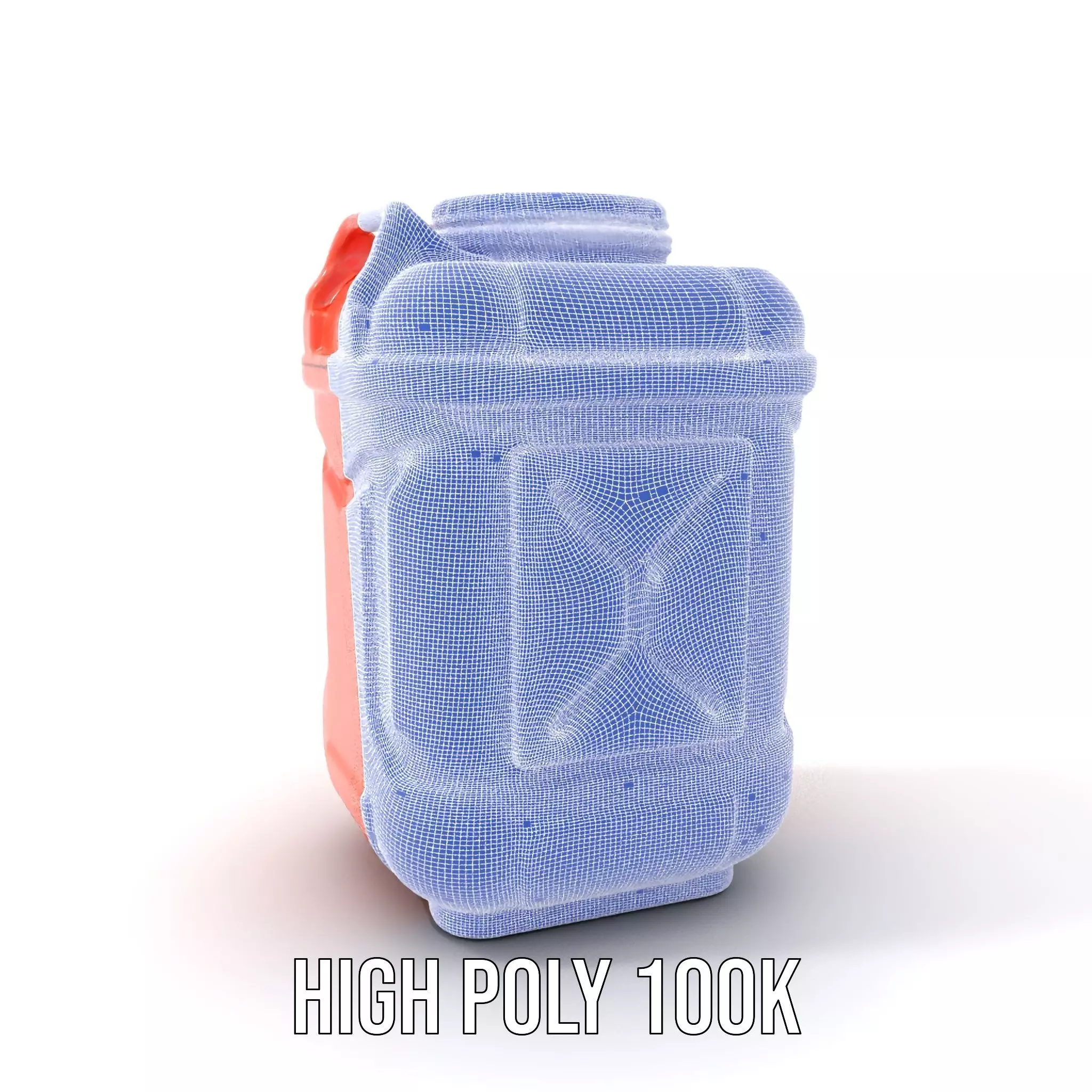Coral Fuel Canister model pack Low-poly 3D model_4