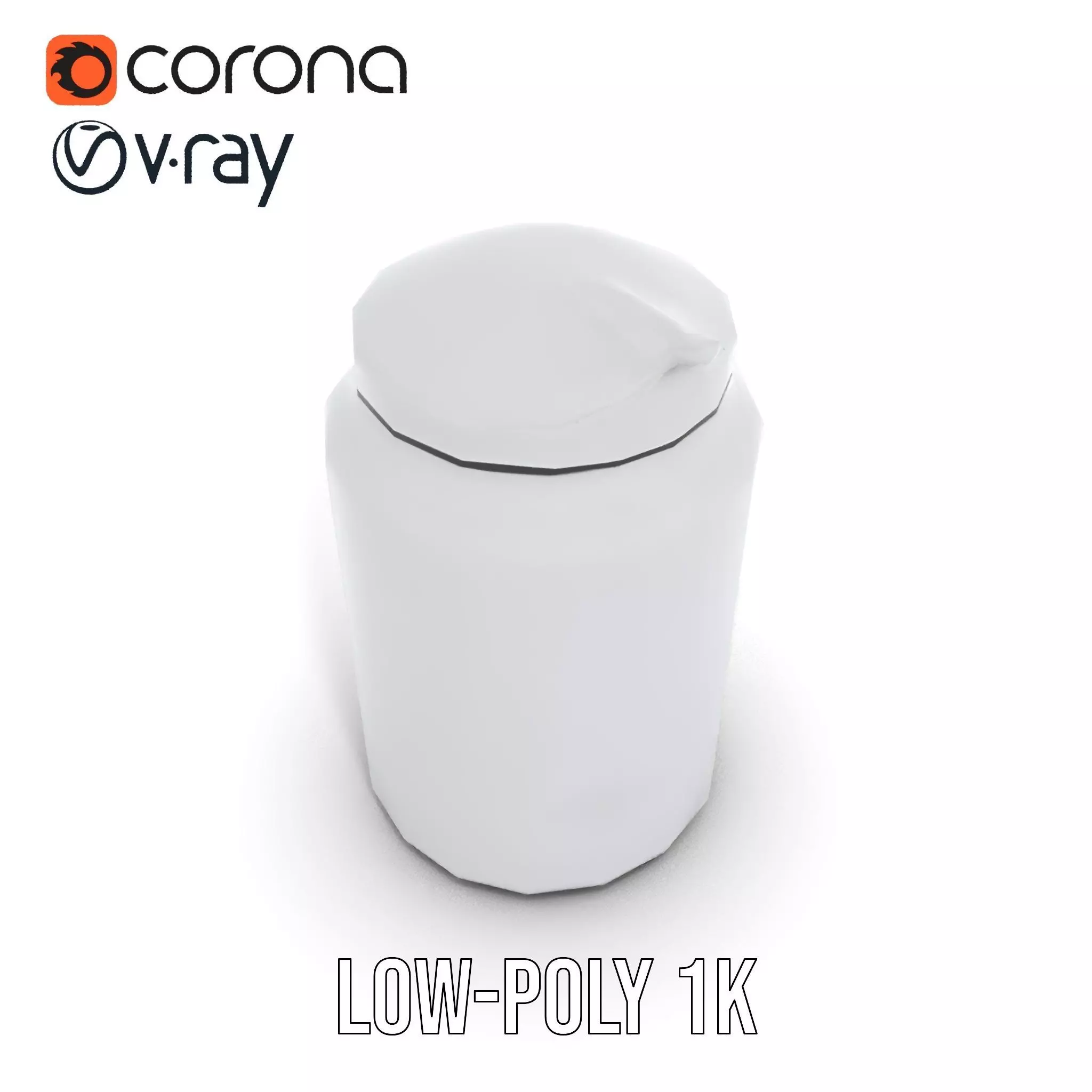 Sleek Steel Bottle model pack Low-poly 3D model_27