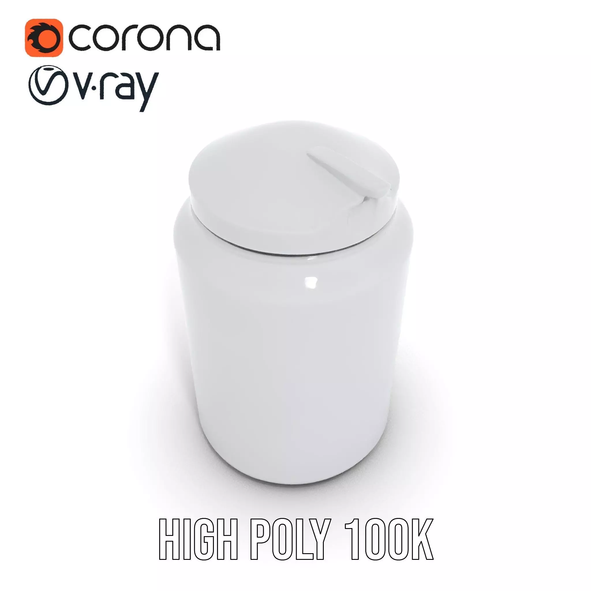 Sleek Steel Bottle model pack Low-poly 3D model_17