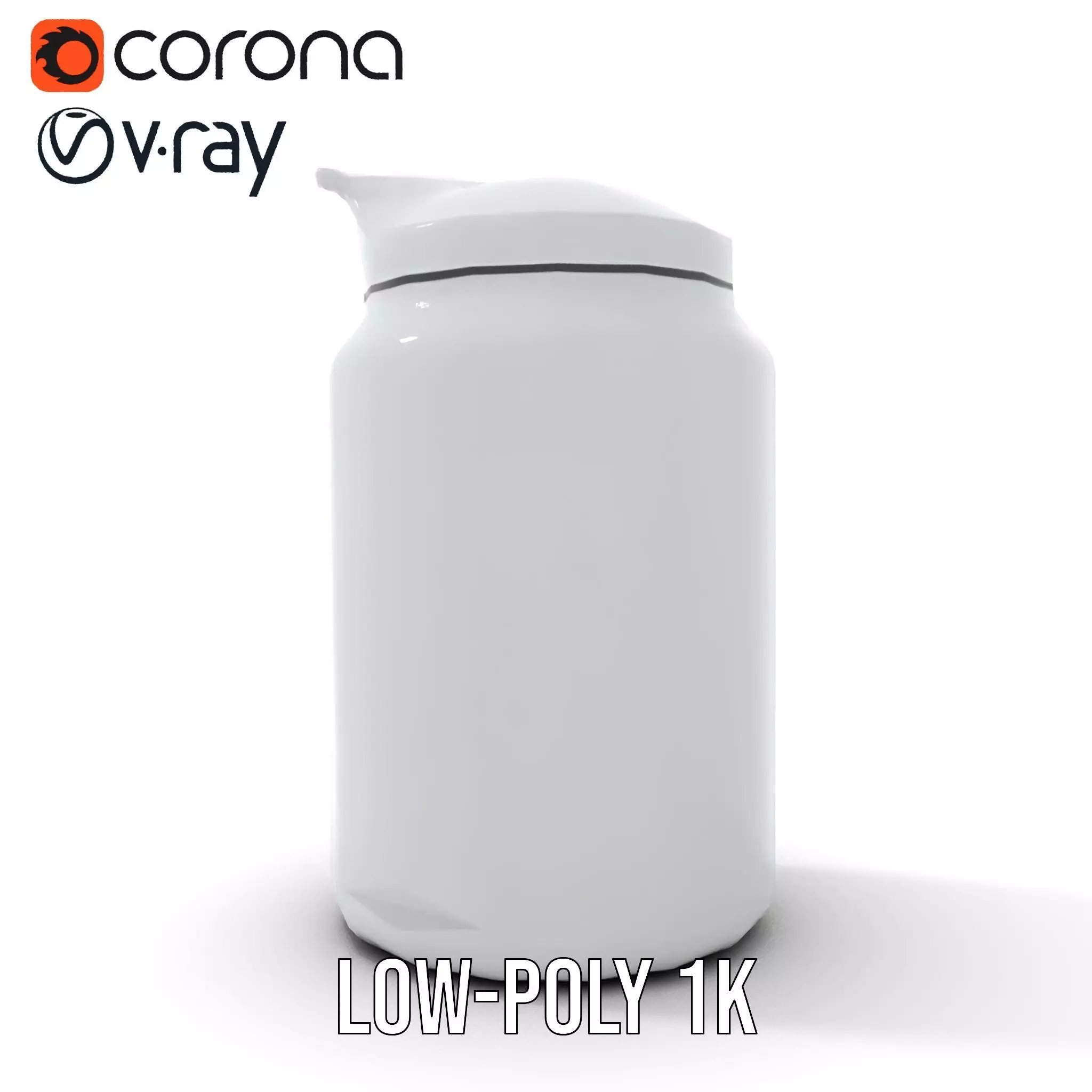 Sleek Steel Bottle model pack Low-poly 3D model_30