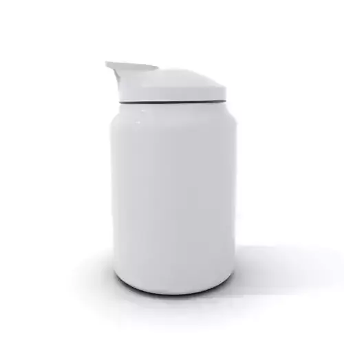 Sleek Steel Bottle model pack Low-poly 3D model