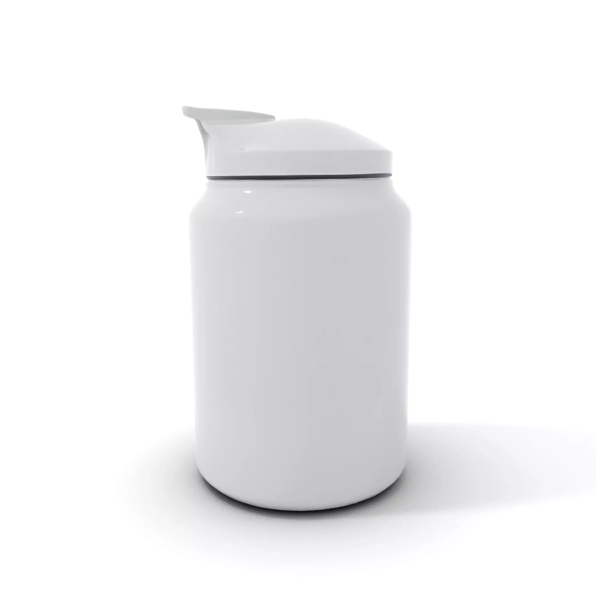 Sleek Steel Bottle model pack Low-poly 3D model_0