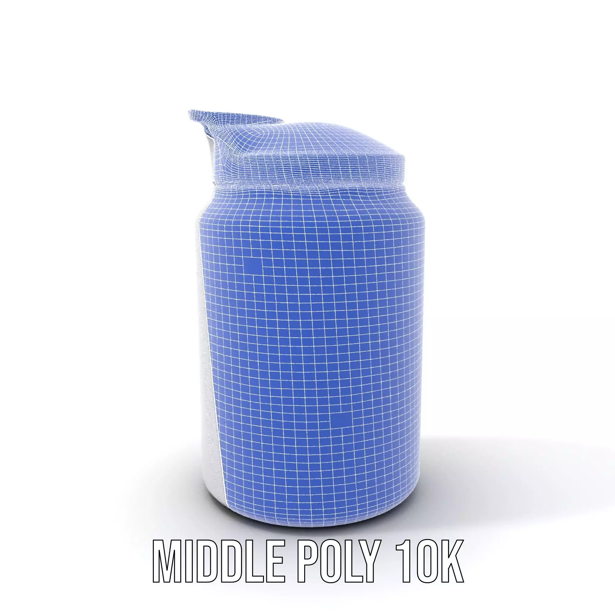 Sleek Steel Bottle model pack Low-poly 3D model_13