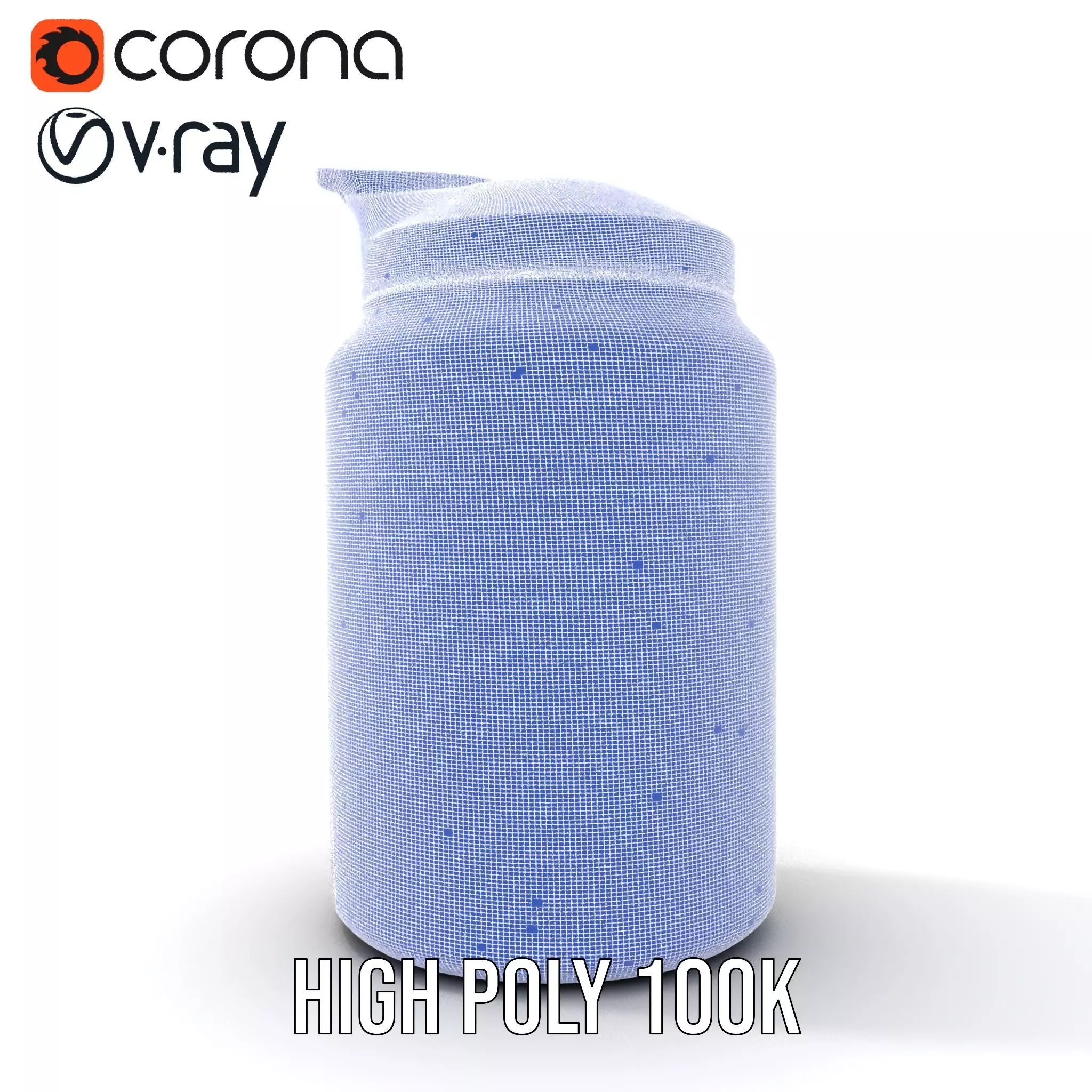 Sleek Steel Bottle model pack Low-poly 3D model_33