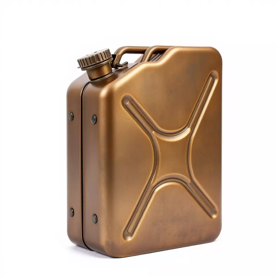 Vintage Bronze Jerry Can model pack Low-poly 3D model_2