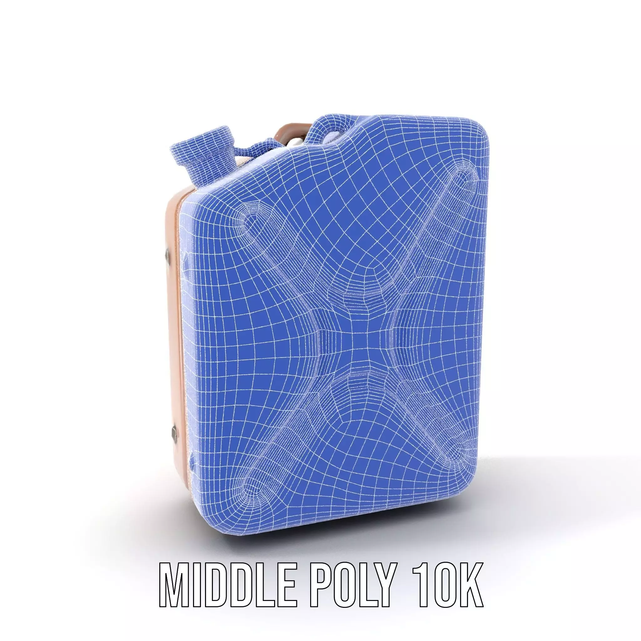 Vintage Bronze Jerry Can model pack Low-poly 3D model_21