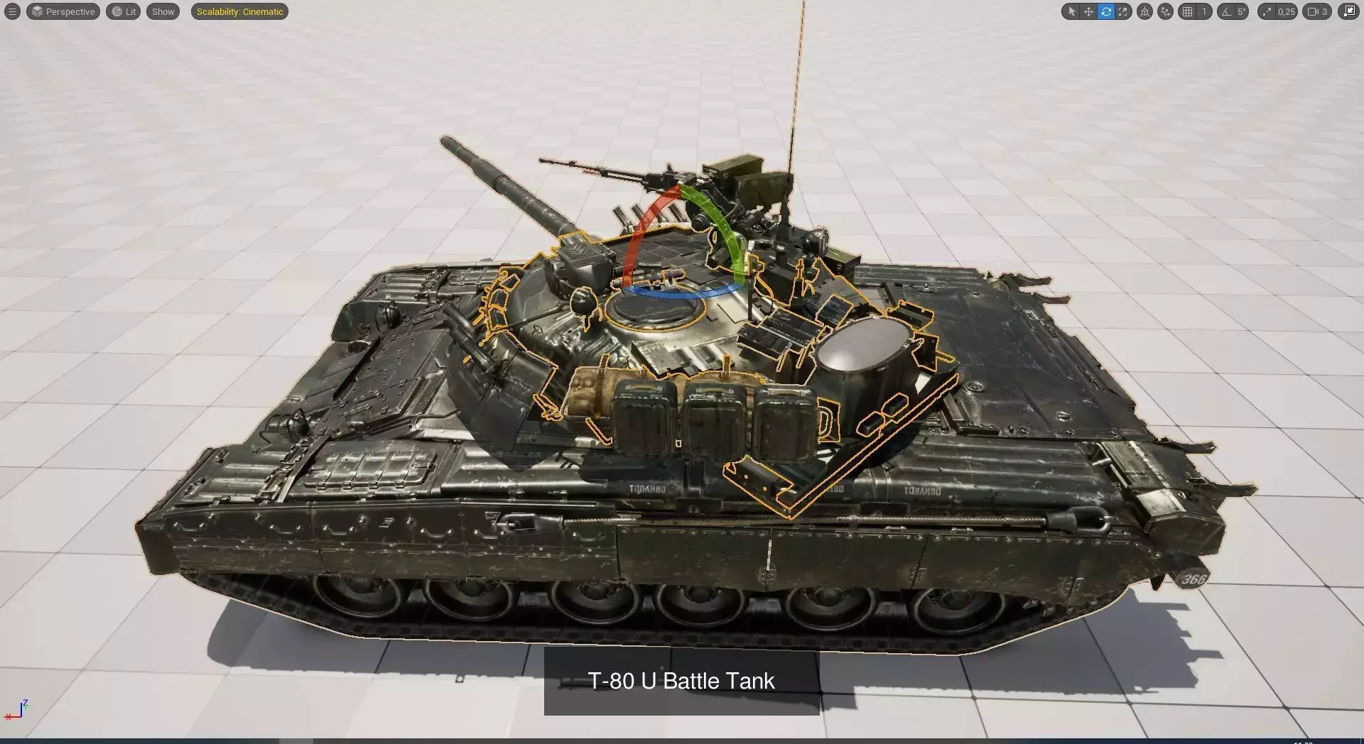 Armoured Vehicle Sets 3D Model Collection_7